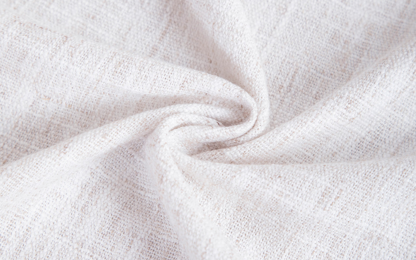 Lemon Linen Drape Pleated