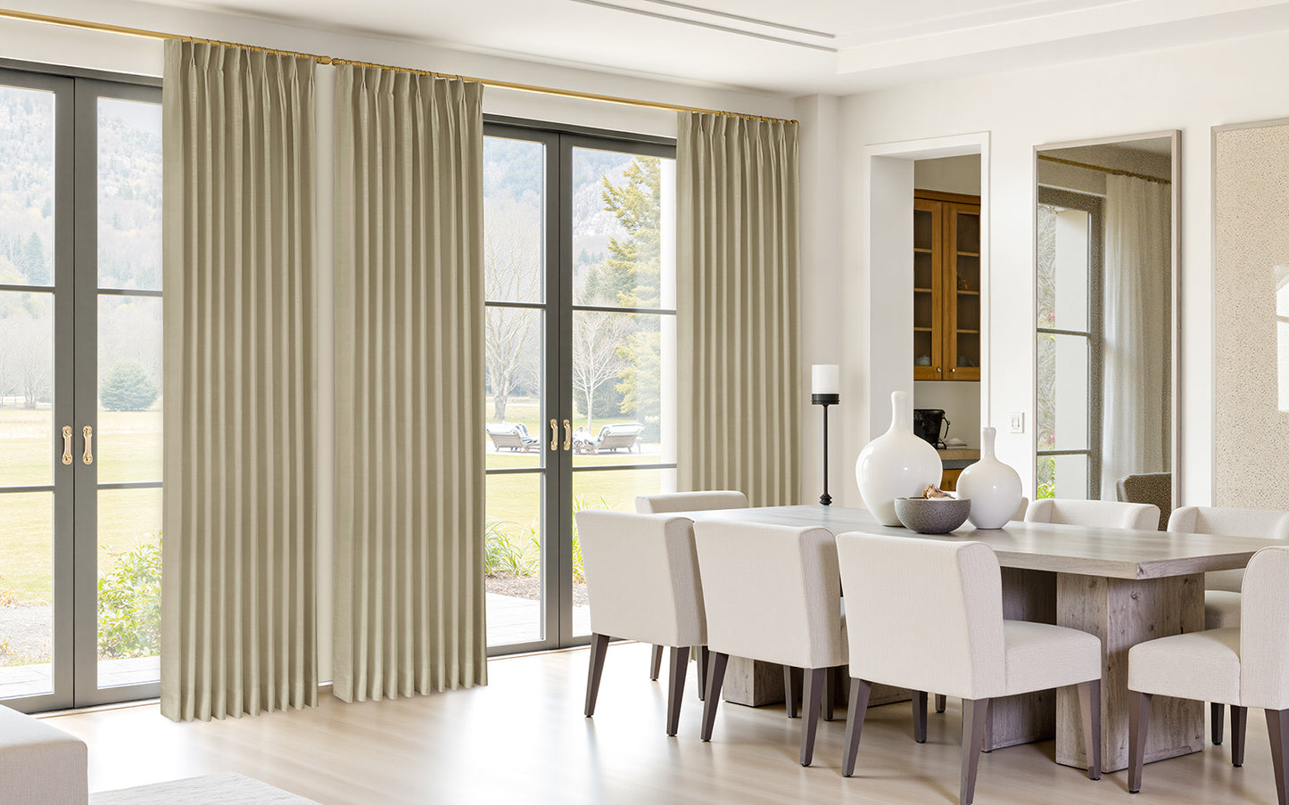 Breeze Heavyweight Cotton Drapery Pleated