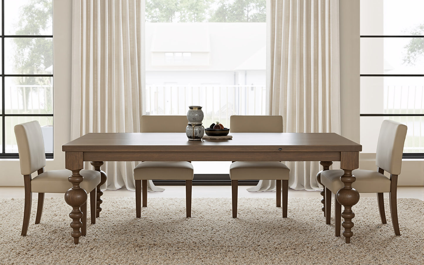 Jasmine Luxury Linen Cotton Curtain Pleated