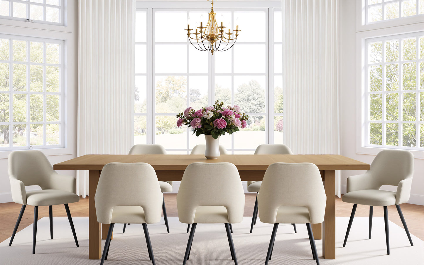 Kyla Linen Drapery Pleated