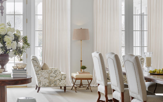 Bluebell Premium 100% Belgian Flax Linen Curtain Pleated