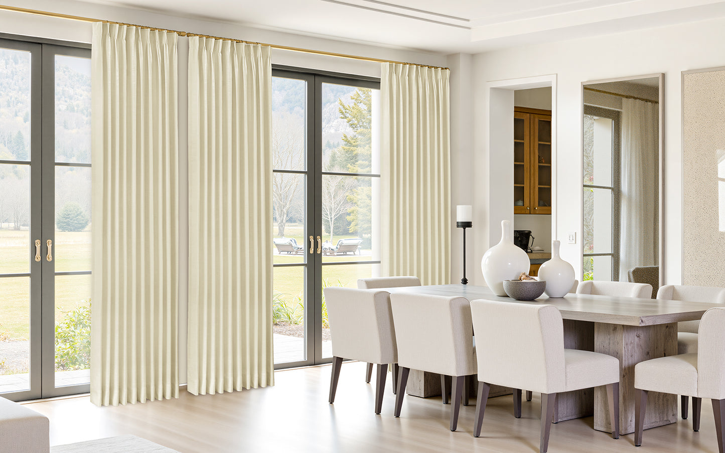 Breeze Heavyweight Cotton Drapery Pleated