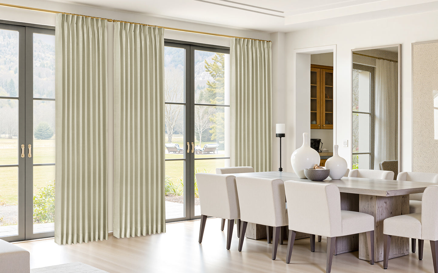 Breeze Heavyweight Cotton Drapery Pleated