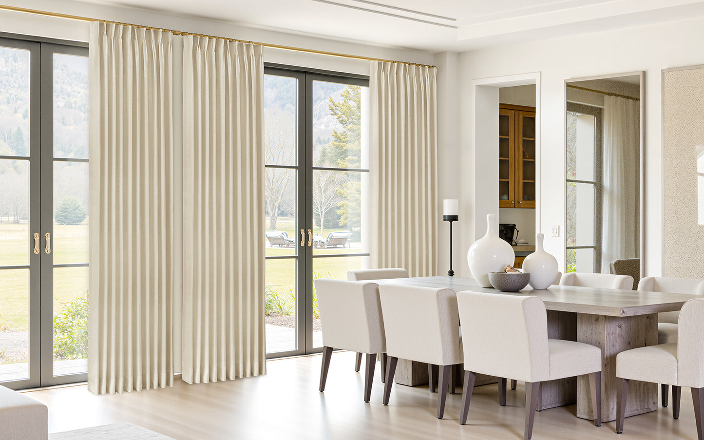 Breeze Heavyweight Cotton Drapery Pleated