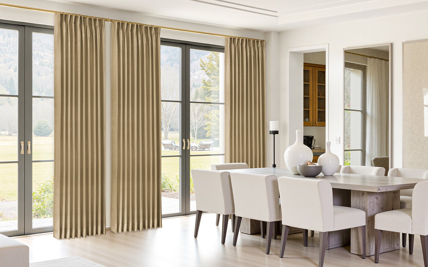 Breeze Heavyweight Cotton Drapery Pleated