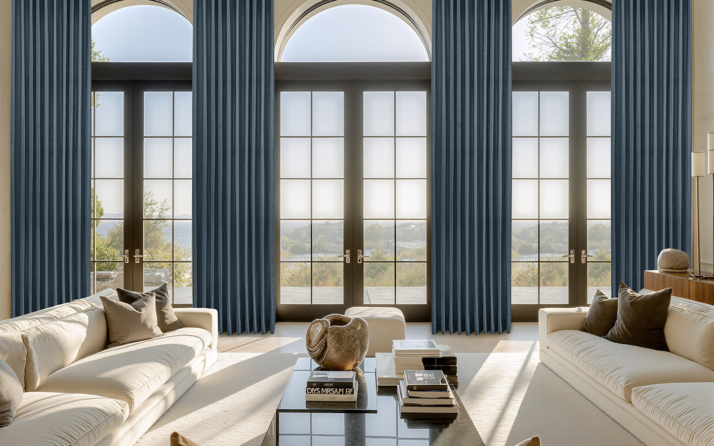 Jasmine Luxury Linen Cotton Curtain Pleated
