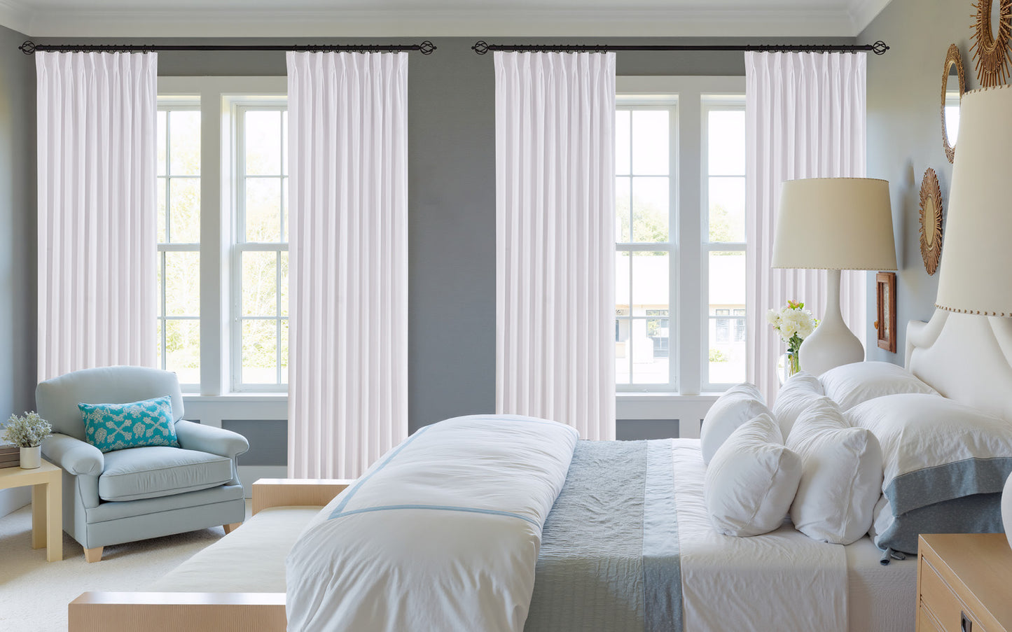 Mika Velvet Curtain Pleated